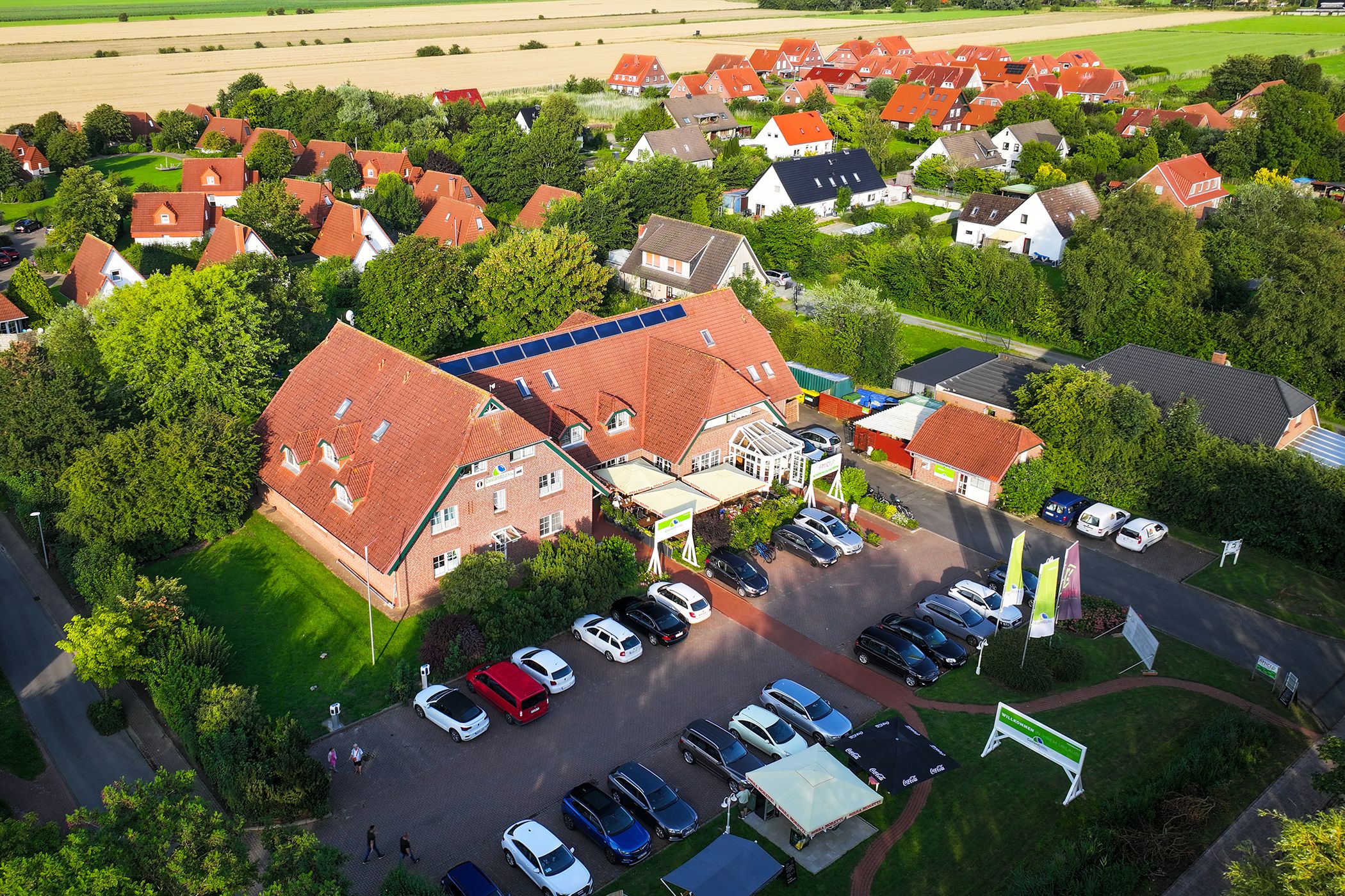 Hotel Cuxlandparks von oben