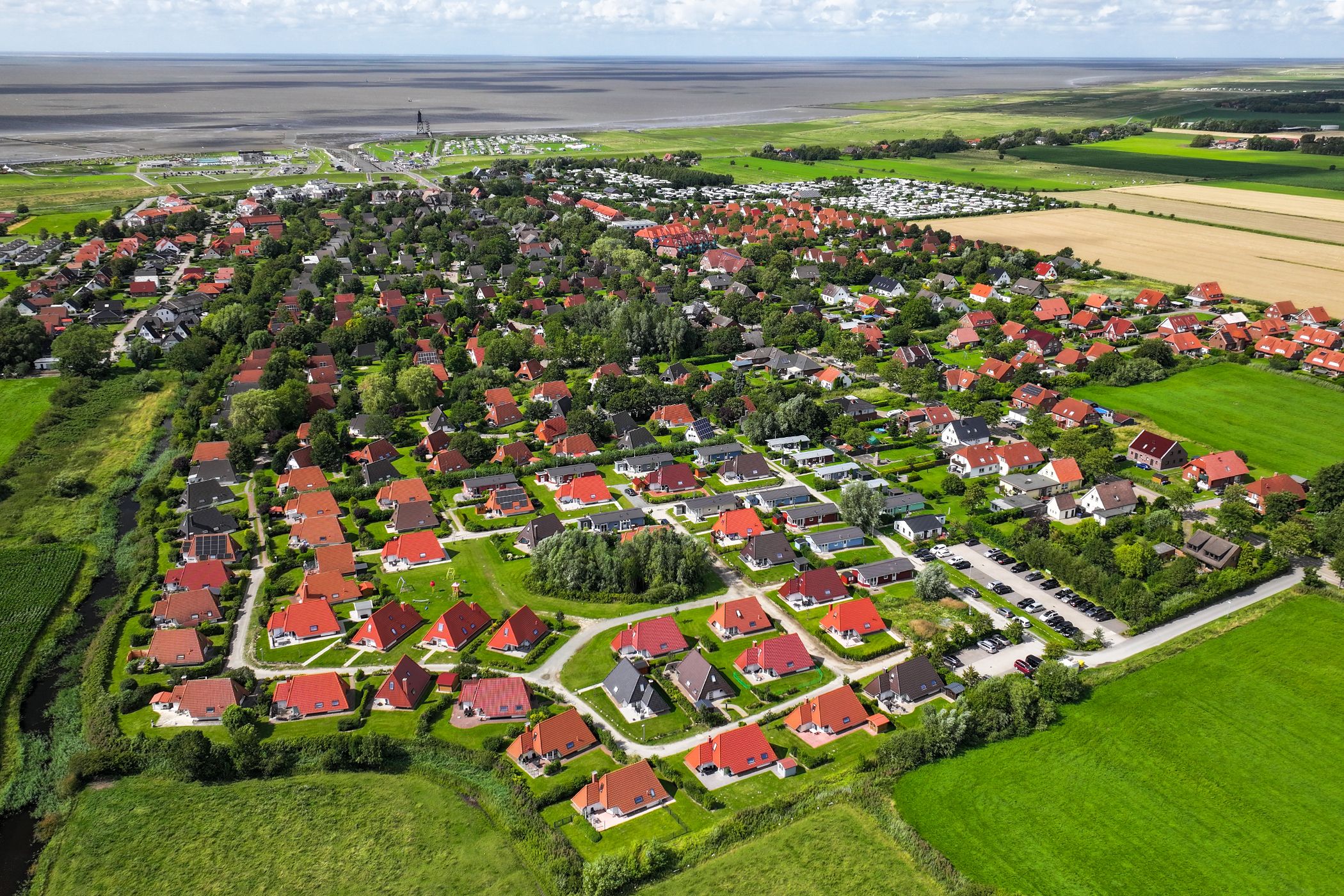 Ferienpark Dorum-Neufeld von oben